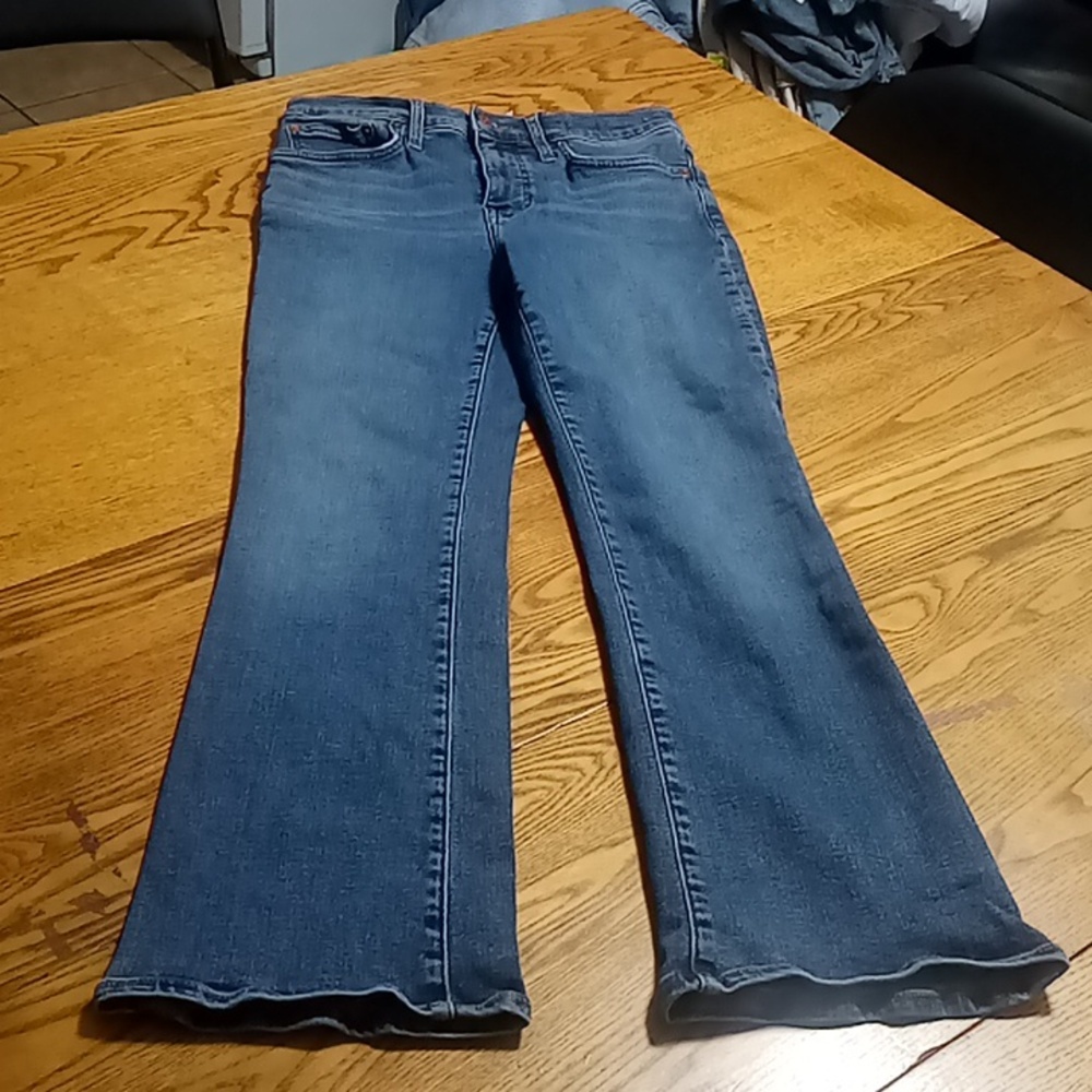 MADEWELL Jeans Womens 27 BLUE MID RISE KICK  Preowned Used BOOTCUT ? BOOT CUT ?